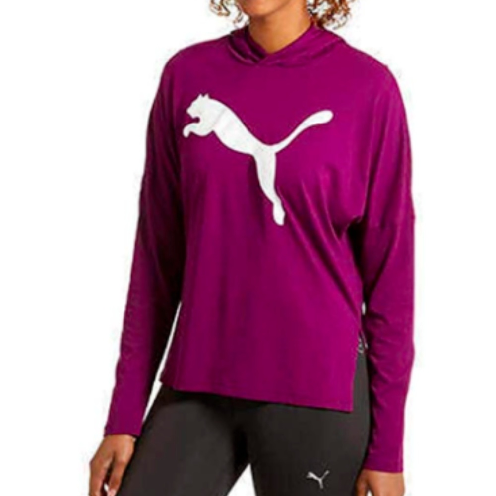 Weekend Sale: PUMA Women's Urban Light Cover Up Hooded Tee shirt